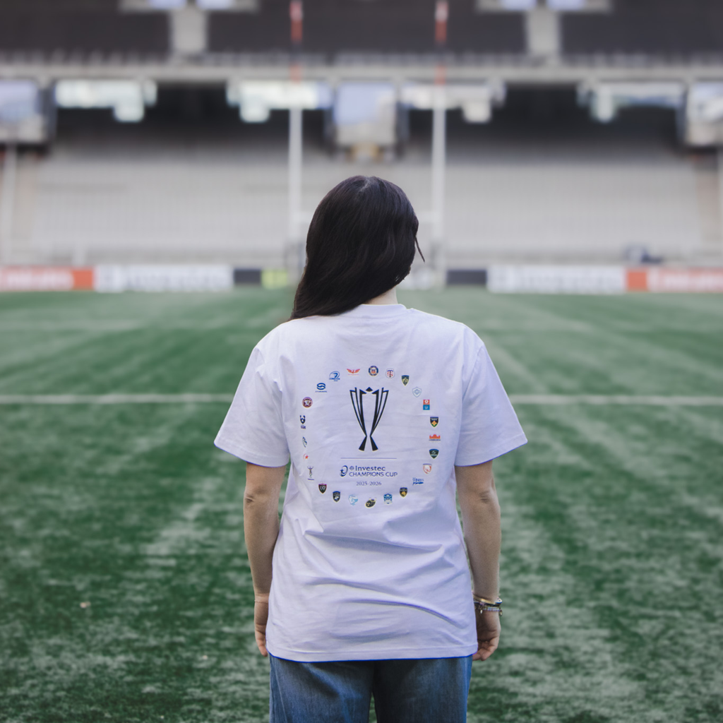 T-shirt EPCR Blanc Mixte 24 Clubs