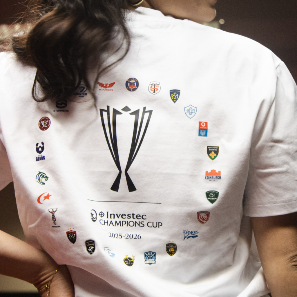 T-shirt EPCR Blanc Mixte 24 Clubs