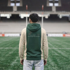 EPCR Rugby in Motion Hooded Sweatshirt Beige and Green Mixed 