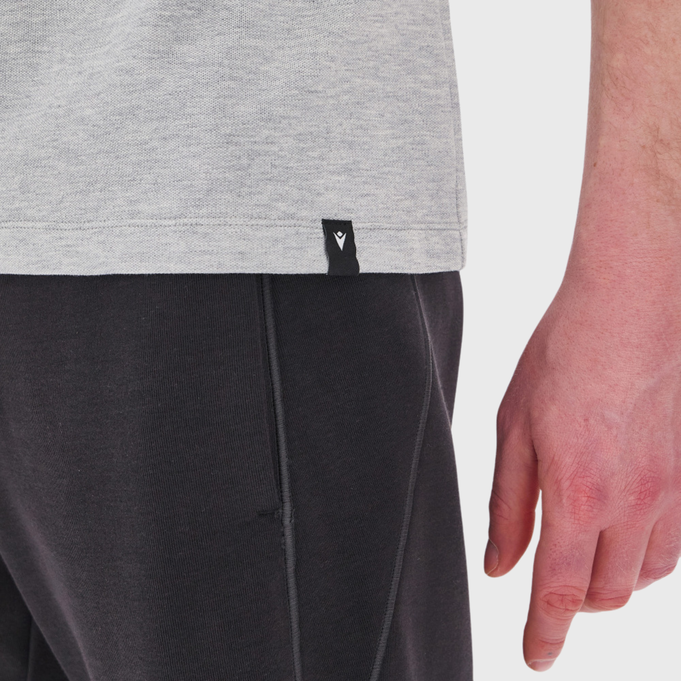 Polo Macron x Investec Champions Cup Mixte Gris