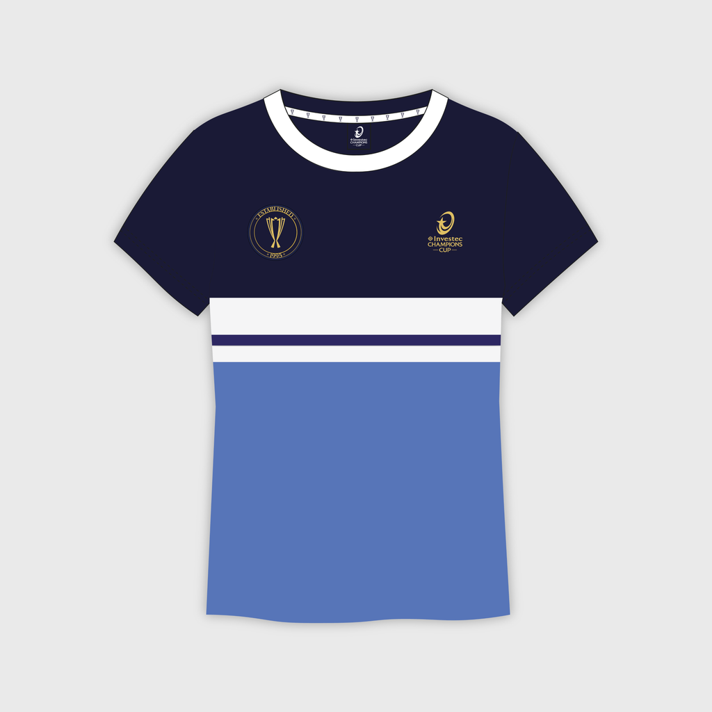 T-shirt EPCR Trophée Bleu Mixte