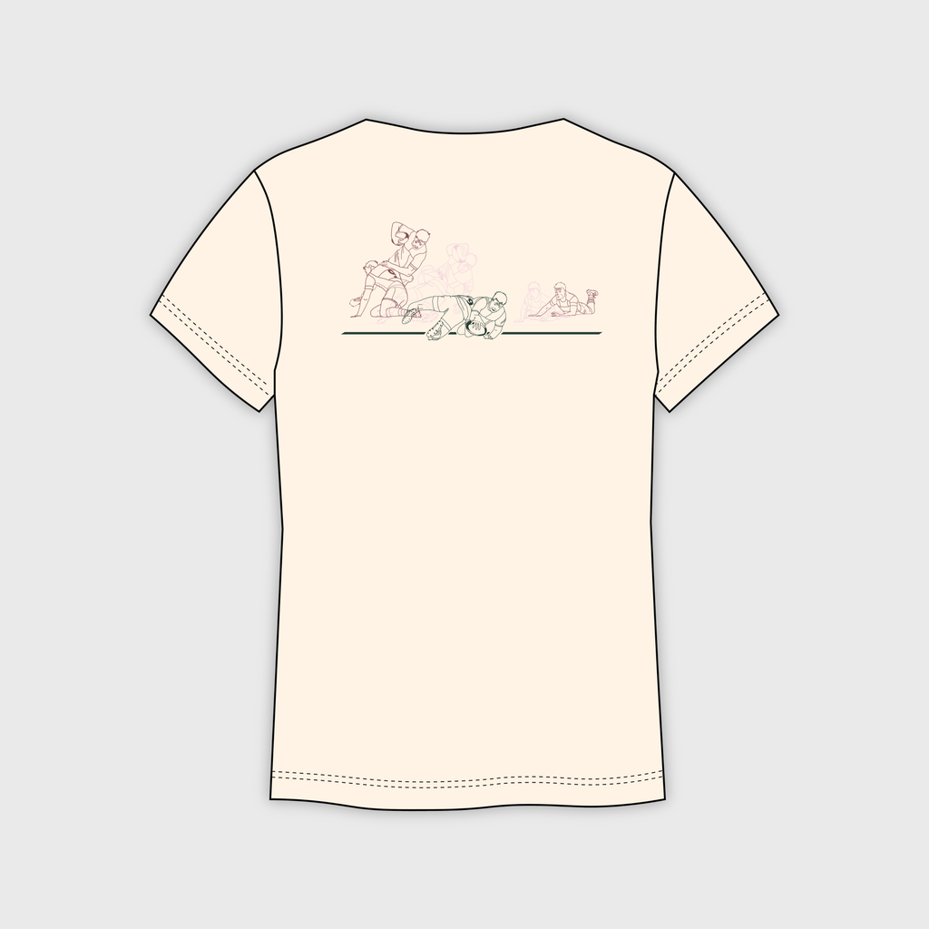 T-shirt EPCR Rugby in Motion Beige Mixte