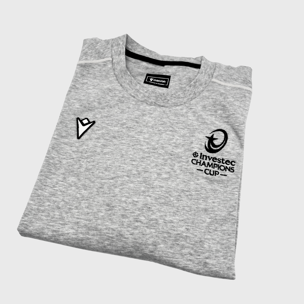 Macron x Investec Champions Cup Mixed Gray T-shirt 