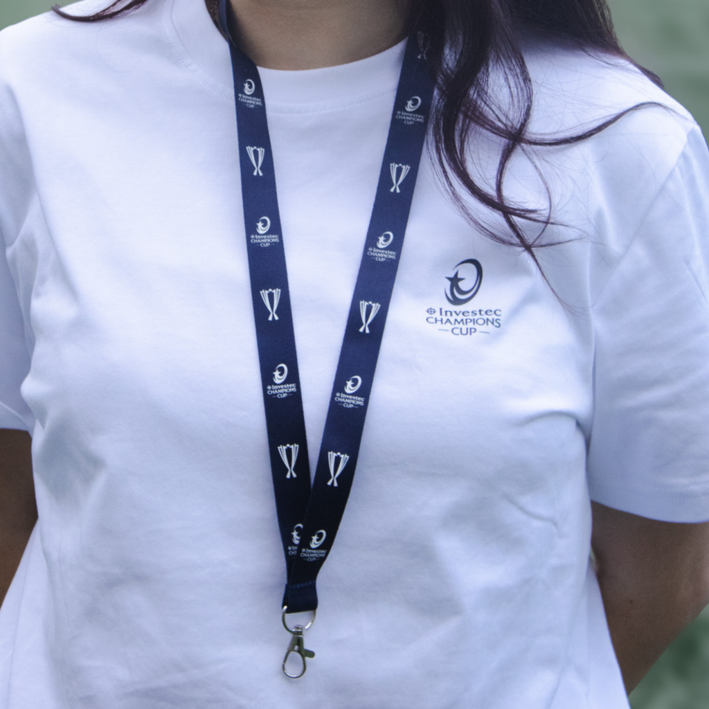 Tour de Cou EPCR Logo Bleu Marine