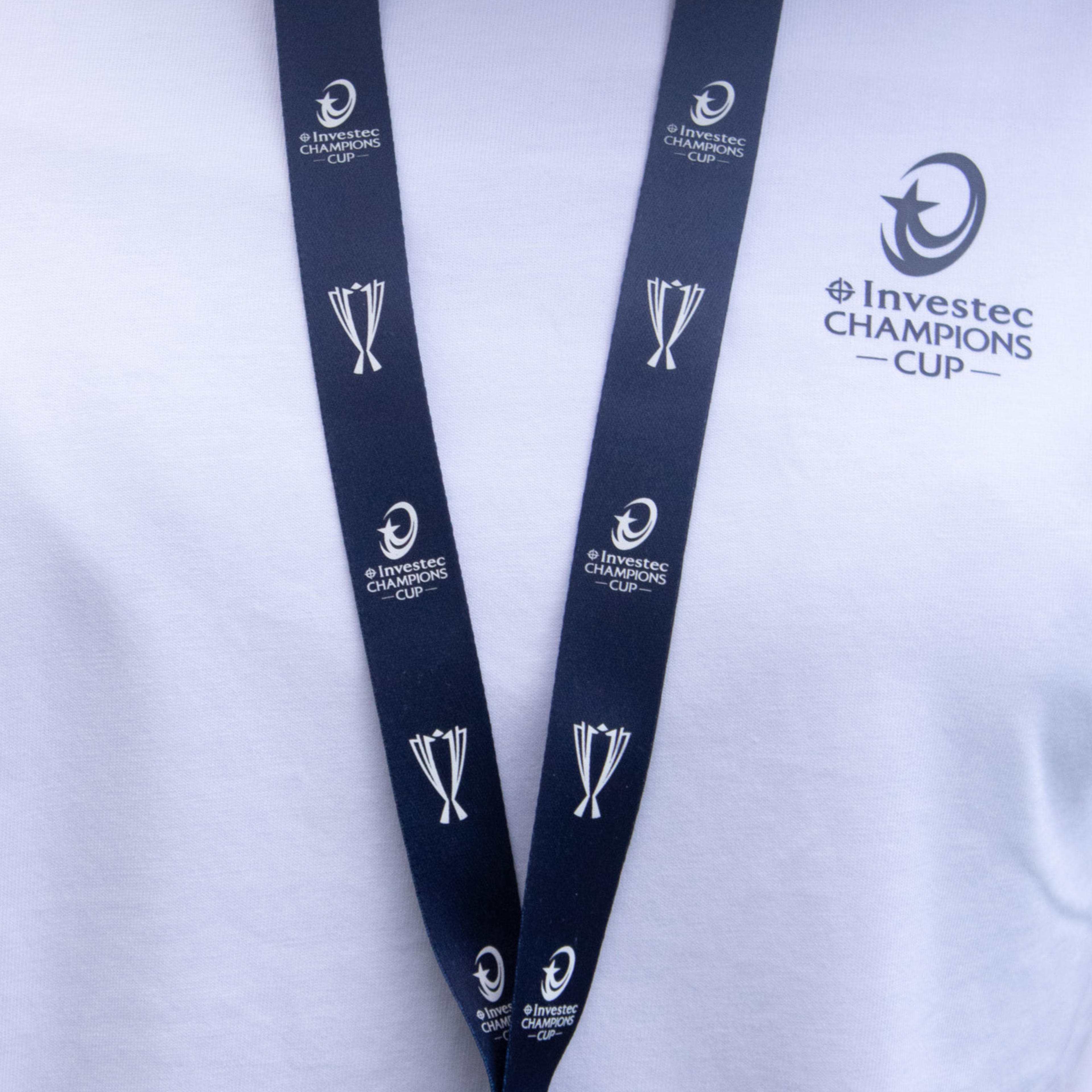 Tour de Cou EPCR Logo Bleu Marine