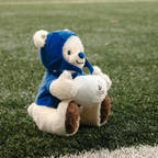 Soft toy Champions Cup Logo Beige and Blue