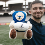 Soft toy Champions Cup Logo Beige and Blue