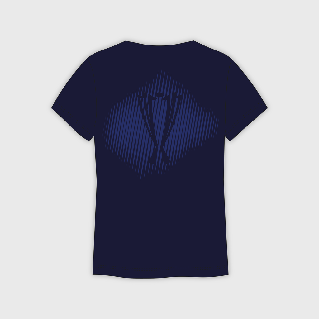 T-shirt EPCR Logo Bleu Marine Mixte