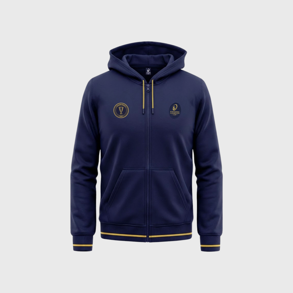 Sweat Zip à Capuche EPCR Trophée Bleu Marine Mixte
