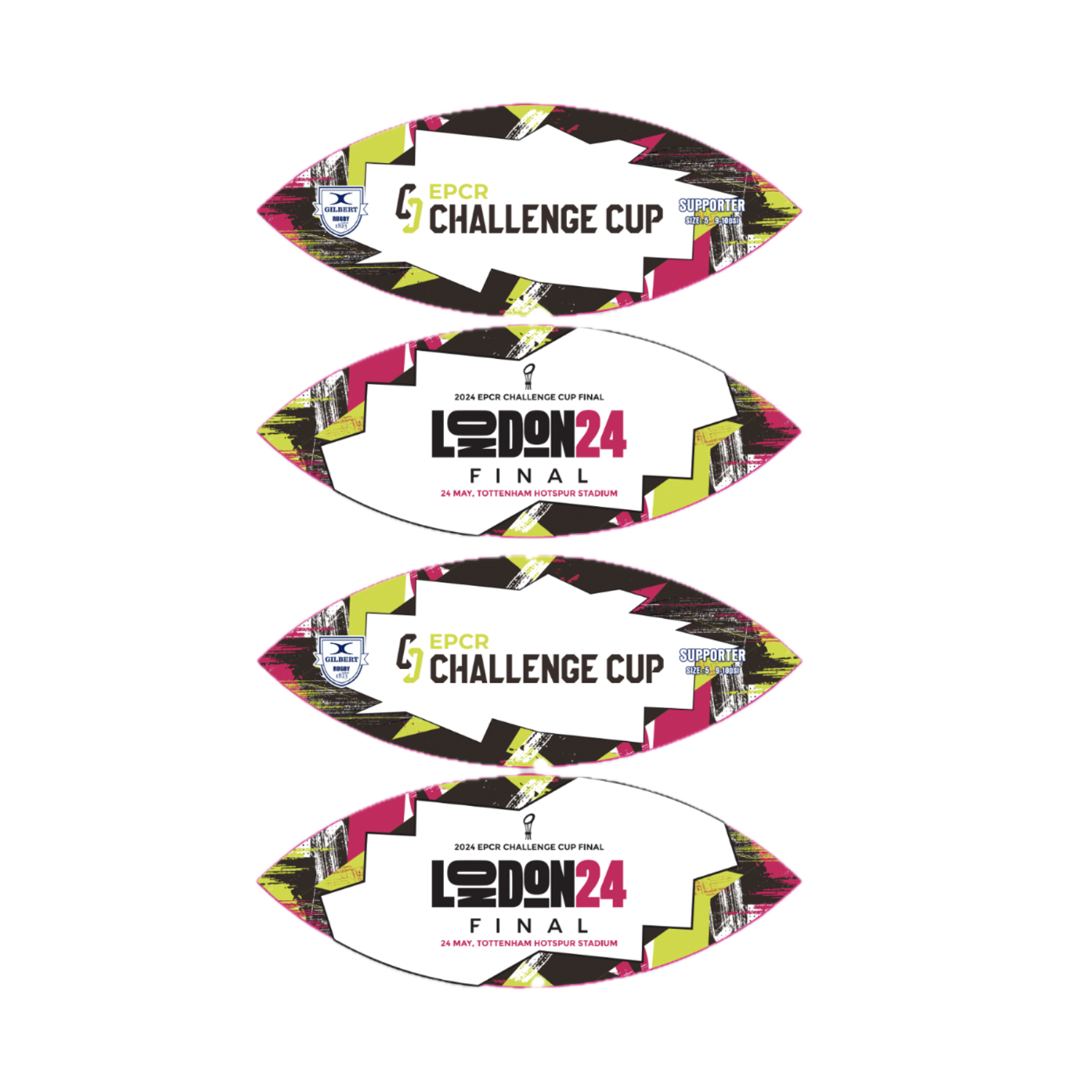 EPCR Challenge Cup Final Supporter Ball Size 5