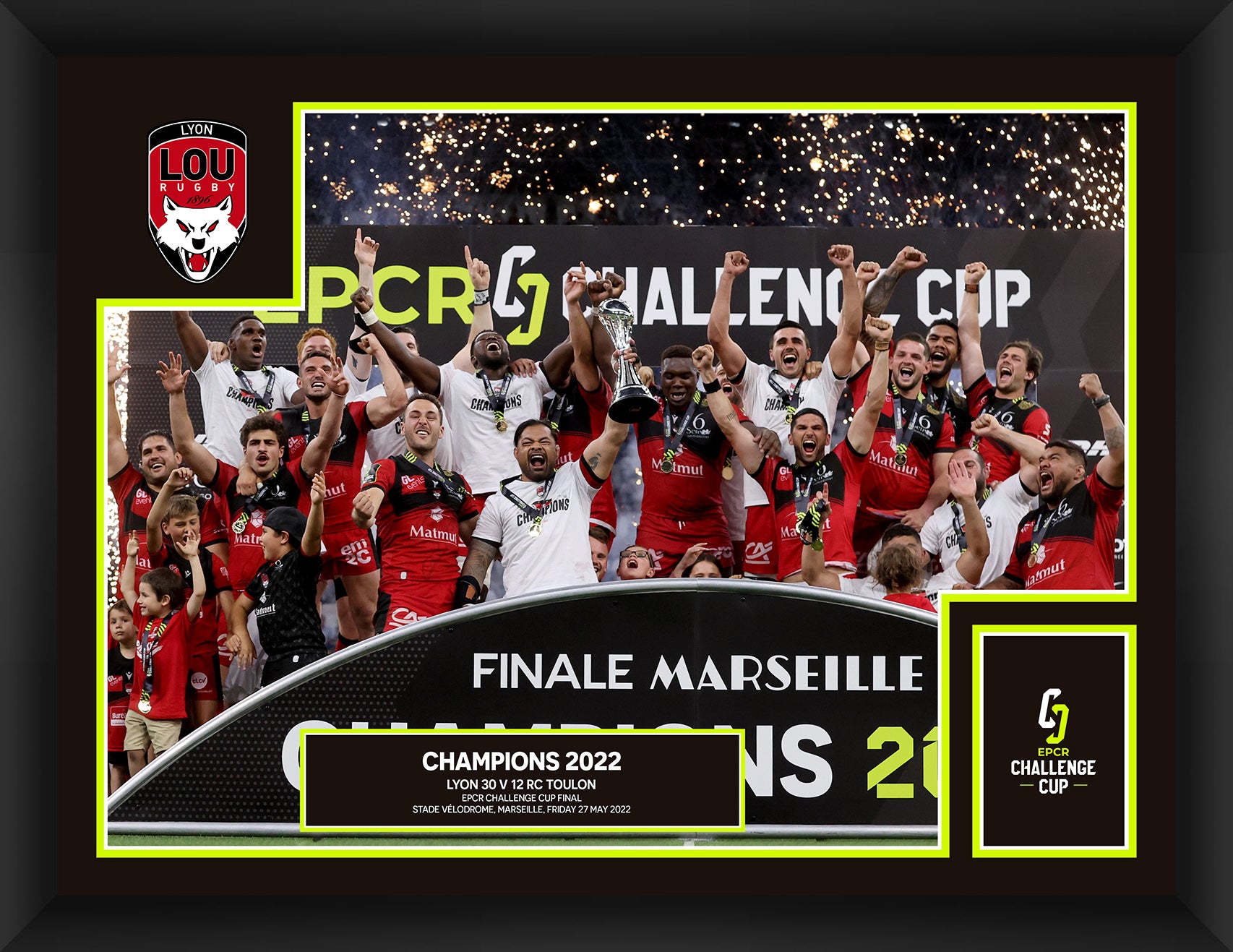 EPCR Challenge Cup Final 2022 - Framed Photo