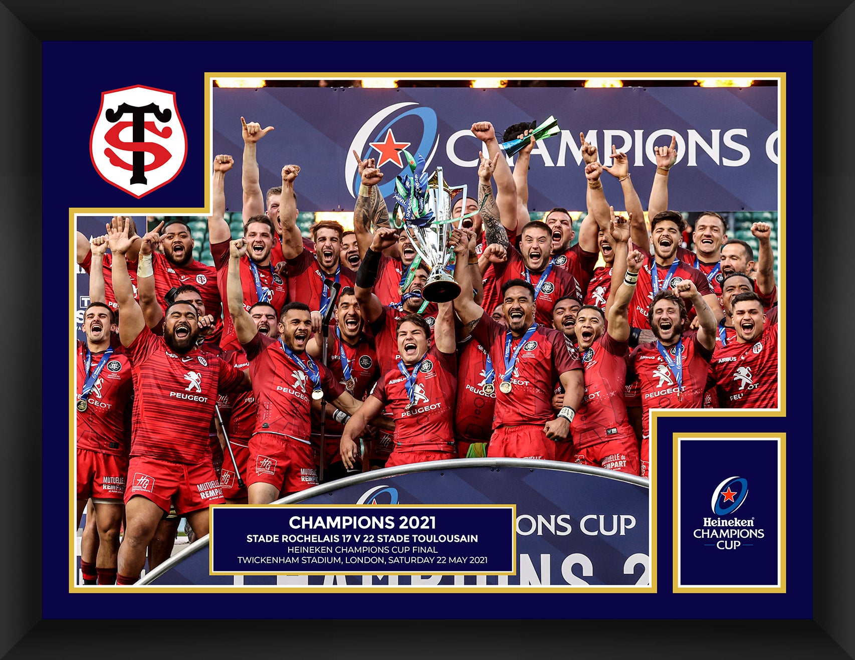 Champions Cup Final Winners 2021 - Framed Photo