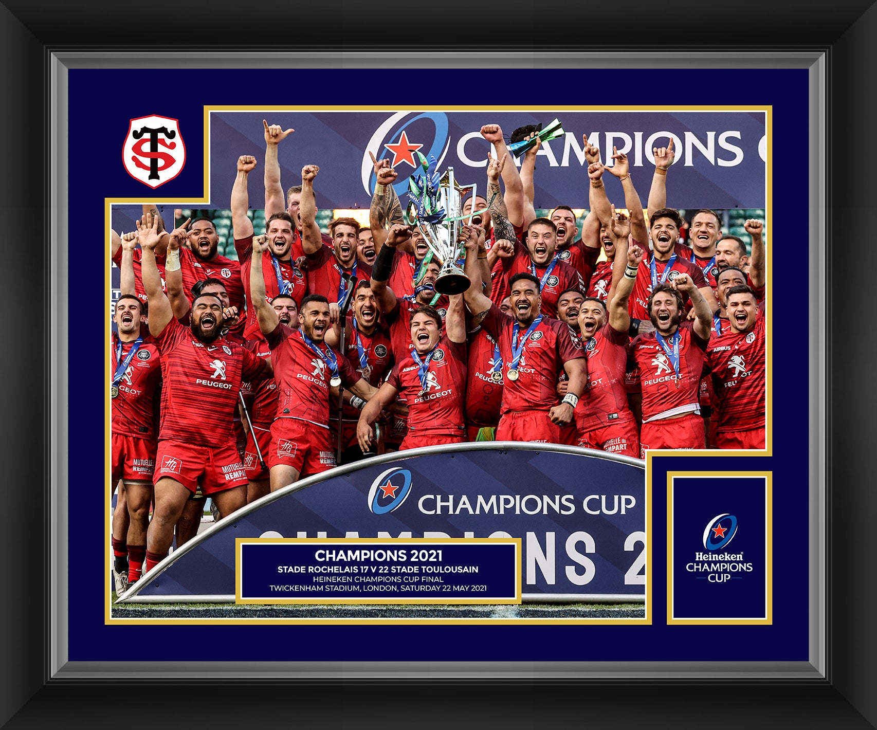 Champions Cup Final Winners 2021 - Framed Photo