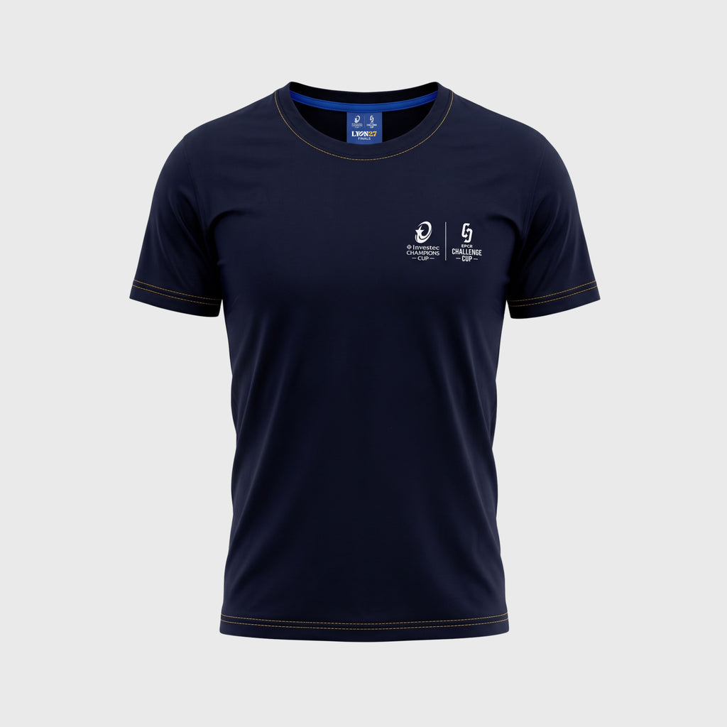 T-shirt EPCR Lyon 27 Bleu Marine Mixte