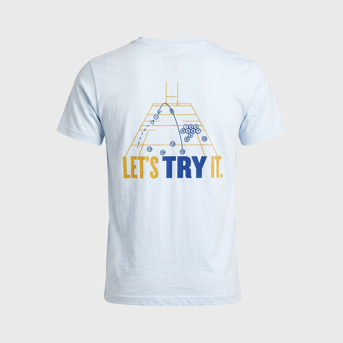 T-shirt EPCR Let's try It Bleu Mixte