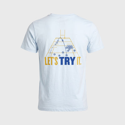 T-shirt EPCR Let's try It Bleu Mixte